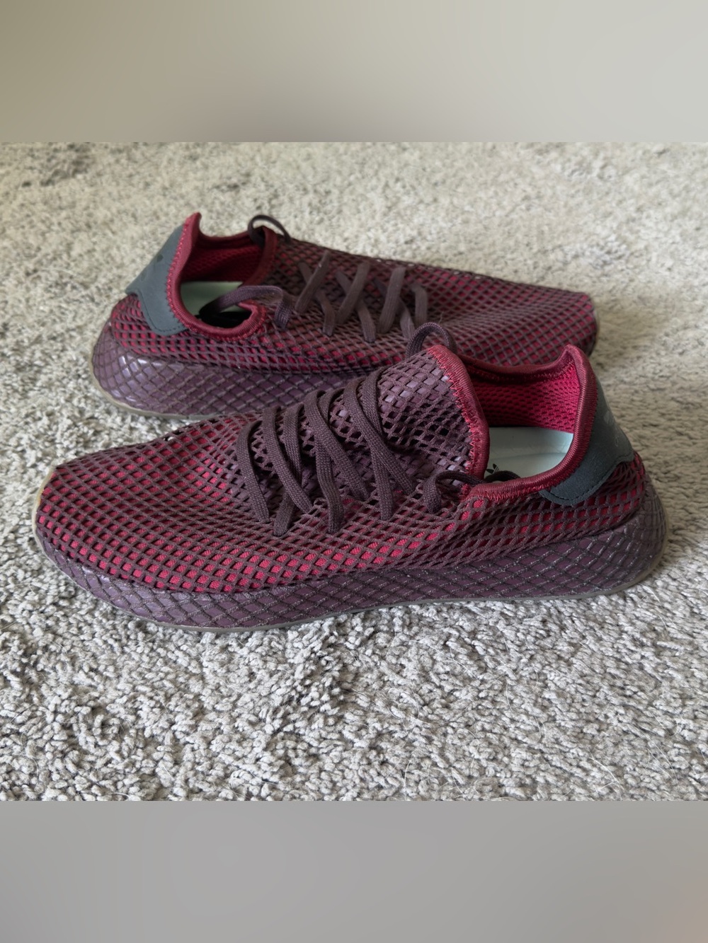 Adidas Men’s Deerupt Runner Burgundy 11.5